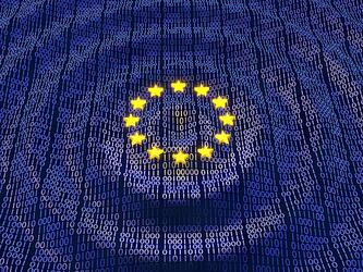 EU data privacy abstract image